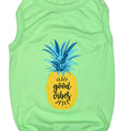 Parisian Pet 'Pineapple' Dog Shirt – Tropical Cotton Pet T-Shirt for Dogs & Cats-Saint Patrick's Day