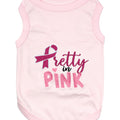 Parisian Pet 'Pretty in Pink' Fashionable Pink Pet T-Shirt – Comfortable Embroidered Dog Wear for All Occasions, Pink